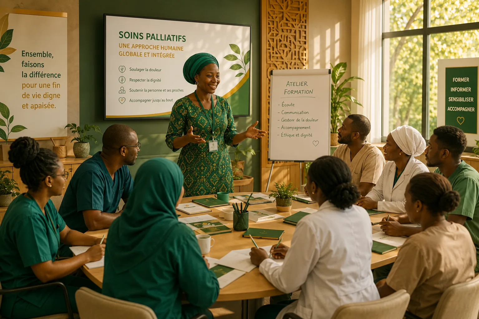 Session de formation et de sensibilisation aux soins palliatifs